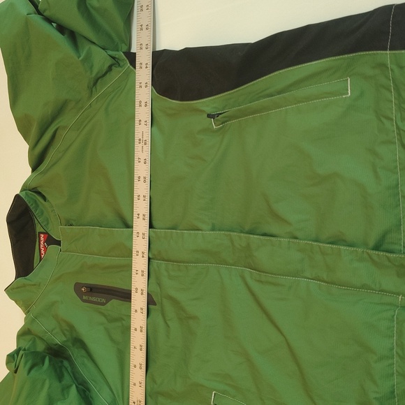 Sun Mountain Size XL Moonsoon Rain Jacket Green & Black Vacation Outdoors Hiking - Picture 8 of 11